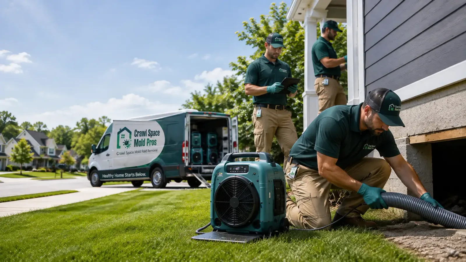 Crawl Space Mold Removal in Fargo, ND